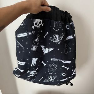 Foldable Backpack, Witchy/Gothic, Skulls etc